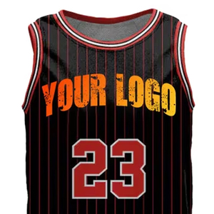 Maillot de basket personnalisé par sublimation avec logo, best-seller, respirant, séchage rapide, léger, sans manches, pour équipe - Product Image 2