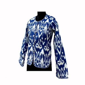 Veste en polaire épaisse respirante à imprimé réversible pour femmes, 100% coton, manteau d'hiver court à prix avantageux - Product Image 4