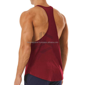 Sleeveless T-shirt for <b>Men</b> Oversize Gym <b>Stringer</b> Tank Top XL Cotton <b>Vest</b> Breathable Casual Style Knitted Sports Singlet 2025 - Product Image 5