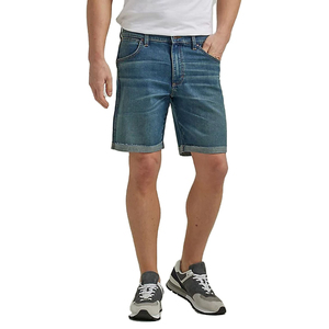 Pantalones Cortos de Mezclilla Azul Desgastado para Hombre, Estilo Casual, Oversize, Bermuda, Streetwear, OEM, Transpirables y Ecológicos, Venta al Por Mayor - Product Image 1