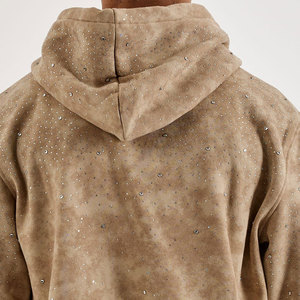 Fournisseur de sweats à capuche en strass OEM, sweat à capuche de haute qualité avec décoration en pierres de cristal, idéal pour les marques de vêtements à étiquette privée - Product Image 6