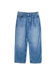 กางเกงยีนส์ทรงแบ็กกี้คุณภาพสูงสำหรับผู้ชาย ผ้าฝ้ายระบายอากาศดี สวมใส่สบาย แฟชั่นลำลองสำหรับผู้ชาย รับสกรีนโลโก้ - Product Image 6