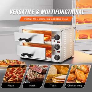 Temperatura regolabile 12 \ "forno elettrico per Pizza con Timer 0-120Min per cottura - Product Image 6