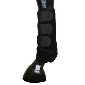Protège-jambes équestres personnalisés avec logo (matériau PU) pour pattes avant et arrière – Marque sur mesure - Product Image 1