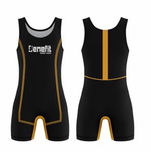 Custom Adults One-piece Sleeveless Solid Unisex Wrestling Singlets Spandex/Polyester Quick Dry Breathable Body Wear <b>Bodysuit</b> - Product Image 4