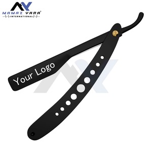 Navaja de Afeitar Clásica Personalizada de Acero Inoxidable para Hombre, Afeitadora Suave Barbero, Navaja de Afeitar Clásica para Barberos Profesionales - Product Image 4