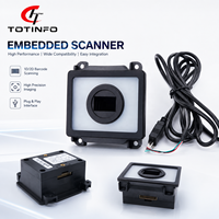 TOTINFO - Escáner de Código de Barras Automático de Largo Alcance para Estaciones de Pago, Escaneo de Códigos QR 1D, Tecnología CMOS, para Lavaderos de Autos, Certificado CE