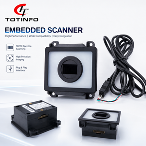 TOTINFO Station de paiement automatique longue portée avec scanner de codes-barres 1D et QR, technologie CMOS, pour lave-auto, stock CE - Product Image 1