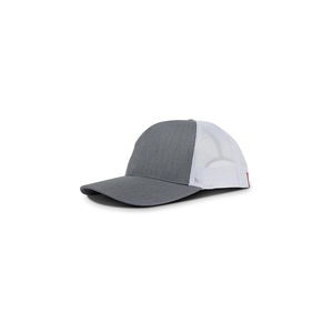Gorras de béisbol deportivas de malla de 6 paneles personalizadas con cierre a presión, gorras trucker de camuflaje de pato con parche de cuero, a la moda para ciclismo, playa y actividades al aire libre. - Product Image 4