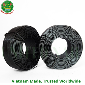 20 Rolls/Carton 15 Gauge Diameter Black Rebar Wire <b>Iron</b> Competitively Priced From Vietnam Factory for Rebar Tying Projects - Product Image 4