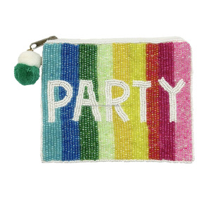 กระเป๋าใส่เหรียญประดับลูกปัดรูปสัญลักษณ์ดอลลาร์ |   กระเป๋าคลัทช์พับได้แบบแม่เหล็กสีขาวทำมือสุดอินเทรนด์สำหรับใส่เงินสด เหรียญ ของขวัญ แฟชั่น - Product Image 3