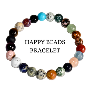 New launched Multicolor Happy <b>Beads</b> <b>Bracelet</b> Natural Gemstone <b>Beads</b> Spiritual Healing Balance <b>Bracelet</b> Bulk Wholesale - Product Image 1