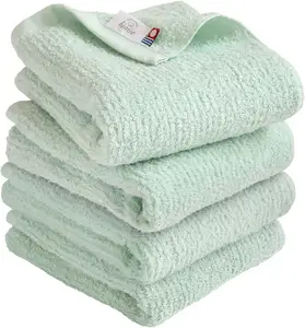 [थोक उत्पादों] HIORIE Imabari तौलिया कपास 100% Rebirth हाथ तौलिया 34*80cm 85g 350GSM चेहरा तौलिया नरम जल्दी सूखी स्काई ब्लू