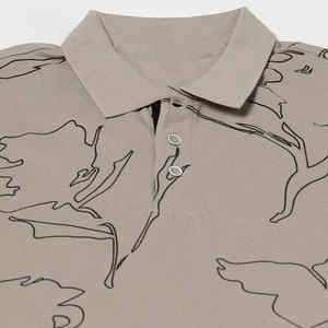 Chemises polo pour hommes en coton de qualité supérieure, logo brodé personnalisé, vêtements de sport décontractés, streetwear, chemises polo de qualité pour hommes - Product Image 5