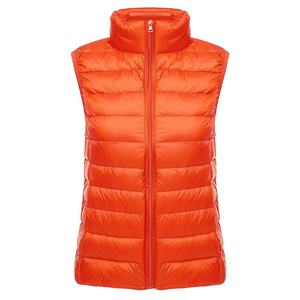 Nuevo Chaleco Acolchado de Punto para Mujer, Talla Grande, con Exterior de Nailon, Relleno de Poliéster, Transpirable, Impermeable y Ecológico - Product Image 1