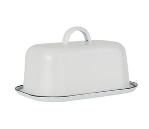 Mantequillera Artesanal con Acabado Glaseado Moteado, Tapa Redonda, Agarre Suave, Plato para Servir, Elegante Almacenamiento de Mantequilla para la Encimera de la Cocina - Product Image 4