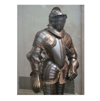 Armure médiévale d'élite, réplique historique de guerrier de qualité supérieure, adaptée aux événements costumés, aux productions scéniques et aux activités de cosplay