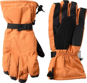 Gants de ski à doigts entiers, couleur turquoise, en polyester, isolés thermiquement, avec sangle de poignet réglable, unisexe, pour l'hiver et les activités de plein air - Product Image 2