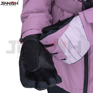 New Fashionable Best Design Winter Warm Waterproof Cowhide Leather Unisex <b>Ski</b> Snowboard Mittens Gloves Men - Product Image 6