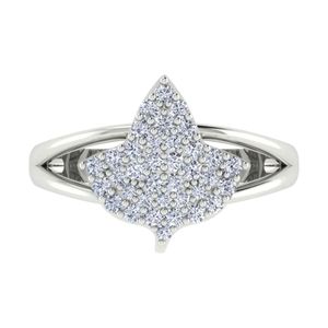 Iced Out Crystal Sterling Silver <b>Ring</b> Women Elegant Fashion Jewelry <b>Statement</b> <b>Ring</b> Silver Tone Accessory Gift Daily Wear - Product Image 4