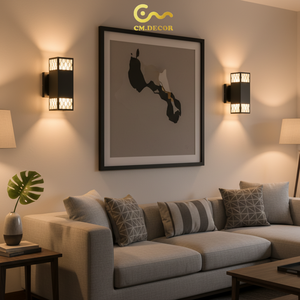 Applique murale LED 25 cm en acier inoxydable (3500K Blanc Chaud) avec commande tactile, 300 lm, pour salon, chambre, couloir, style moderne/japonais, Vietnam - Product Image 2