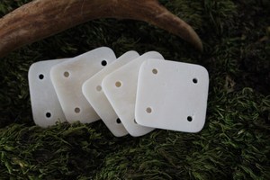 Lot de 5 cartes de modèles d'os pour le tissage, idéal pour la reconstitution viking et médiévale, et l'histoire vivante - Oseberg - Product Image 6