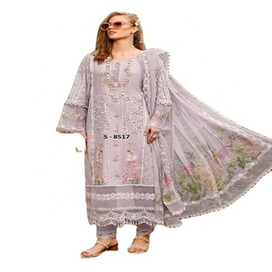 ชุดซาลวาร์ปากีสถานแบบยาวสำหรับผู้หญิงดีไซน์ล่าสุดผ้าโมดอลอินเดียสำหรับงานแต่งงานโมดอลส่งออกจากผู้ผลิตโดยตรง - Product Image 2