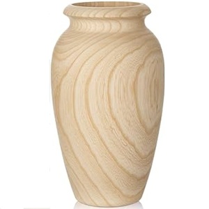 Jarrón de Madera de Mango de Aspecto Elegante, Jarrón de Resina de Alta Calidad, Diseño Elegante para Decoración del Hogar, Sala de Estar con Estilo - Product Image 6