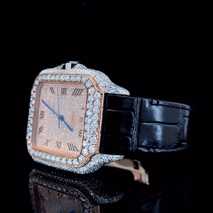 Montre de luxe au design unique avec diamants, montre-bracelet tendance pour homme, idéale pour un usage quotidien, disponible en grande quantité. - Product Image 4