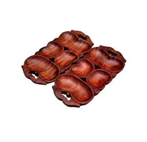 Plateau de service pour fruits secs de qualité supérieure, taille et forme personnalisées, assiette à dessert en bois aux meilleurs prix - Product Image 1