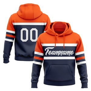 High Quality Sportswear Embroidery Patch Hoodies Custom Team Name <b>Polyester</b> <b>Hoodie</b> Breathable Black & Purple Sleeve OEM - Product Image 5
