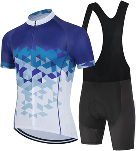 เสื้อจักรยานราคาถูกจากโรงงาน ผลิตขายส่ง ออกแบบเสื้อจักรยานเปล่าของคุณเอง แขนสั้น ชุดปั่นจักรยาน - Product Image 5