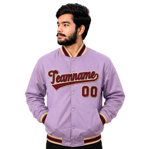 Veste varsity surdimensionnée avec logo personnalisé, corps en polyester, broderie personnalisée, coupe unisexe, pour les marques de vêtements américaines - Product Image 3