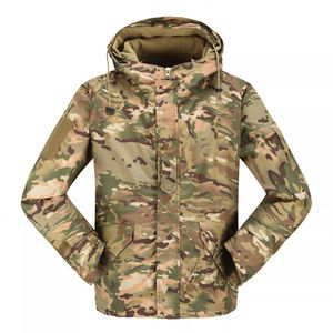Chaqueta de Esquí Softshell OEM ODM con Logotipo Personalizado, Impresión de Camuflaje de Selva con Transferencia Térmica, Venta al Por Mayor de Fábrica - Product Image 3