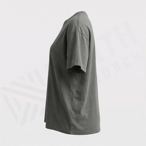 Camiseta Extra Grande para Mujer, Material de Algodón Ecológico, Logotipo Personalizado Bordado e Impreso, Venta al Por Mayor, Color Personalizado, Camiseta de Verano - Product Image 3