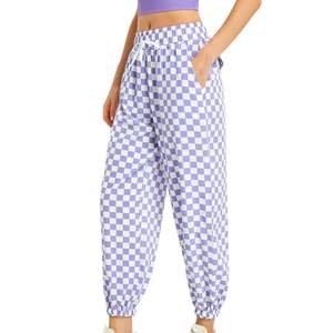 Pantalones Deportivos de Algodón para Mujer, Resistentes al Viento, Elásticos, de Secado Rápido, Tallas Grandes, Impresión de Logotipo Personalizado, Ropa Deportiva Informal al por Mayor - Product Image 1