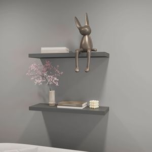 Matt Grey <b>Floating</b> <b>Wall</b> & Display Shelf - Product Image 1