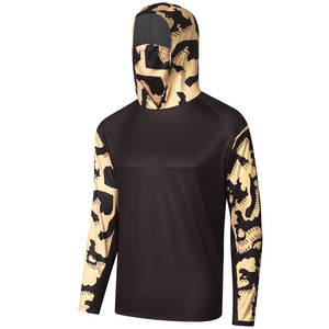 Sudadera con Capucha Estampada OEM, Nueva Llegada, Sudadera Personalizada para Pesca con Mosca y Caza, Protección Solar, en Oferta, Último Diseño, Sudadera para Hombre - Product Image 1