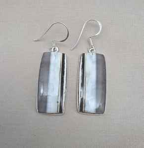 ต่างหูเงินแท้ 925 ชุบทอง ประดับโอปอลสีน้ำเงินธรรมชาติ งานแฮนด์เมด สำหรับผู้หญิง ของขวัญวันครบรอบ ขายส่ง - Product Image 5