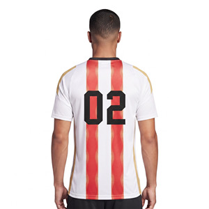 Men <b>Football</b> Custom Sublimation <b>Jersey</b> Men's Crew Neck Soccer Tee Shirt 100% Polyester <b>Football</b> T-Shirt OEM Men <b>Football</b> <b>Jersey</b> - Product Image 2