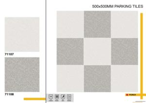 Baldosas de porcelana para exteriores de 50x50 cm, diseñadas para soportar movimiento constante y preservar la integridad de la superficie en áreas abiertas. - Product Image 2