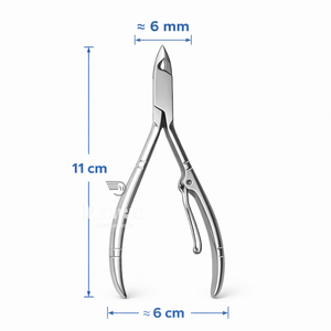 Cortacutículas Profesional de Alta Calidad de 6 mm, de Acero Inoxidable, para Manicura y Pedicura, con Logotipo OEM - Product Image 4