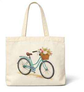 Customized Cotton <b>Canvas</b> <b>Tote</b> Bag with long Handle 12oz Medium Size Wedding Gift Bags Beige Sports Yoga Shopping Bag Reusable - Product Image 1