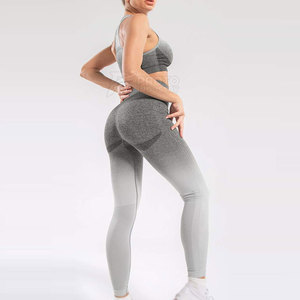 Conjunto de Yoga de Textura Suave, Ropa Deportiva Flexible para Mujer, Entrenamiento Físico, Yoga, Práctica en Casa, Ropa Deportiva - Product Image 3