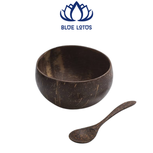 [DISPONIBLE] |   Juego de tazones de coco con diseño de flores talladas, vegano, orgánico, para ensaladas, batidos, tazón de coco de madera para comida, Vietnam - Product Image 1