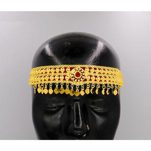 Bandeau traditionnel de luxe en argent plaqué argent artificiel de France et d'Oman, bandeau ethnique pour mariage pour femmes et filles - Product Image 6