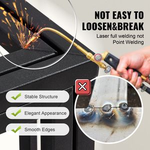 Jaula para Perros Resistente de 42 Pulgadas, Indestructible, con 3 Puertas y Ruedas Bloqueables, para Perros Medianos y Grandes - Product Image 3