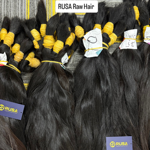 Extensiones de Cabello Humano Virgen Vietnamita RUSA, Puntas Completas, Cabello Natural, Doble Trama a Máquina, 100g, Todos los Colores, de un Solo Donante, Hanói - Product Image 5