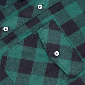 Camisa de Franela de Primera Calidad 2026, Diseño Personalizado, Camisas de Franela a Rayas para Hombre, Secado Rápido, Transpirable, Ecológica, Servicio OEM - Product Image 6