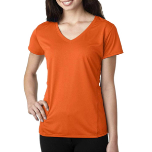 Wholesale V-Neck Plain Women's T-Shirts T-Shirt Summer V-neck Short Sleeve Quick Dry Breathable Heat-Transfer Printing Wholesale - Product Image 5